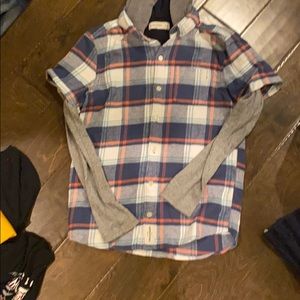 Boys Abercrombie kids sz 11/12 shirt hoodie